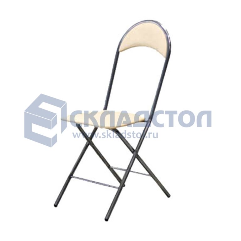 Складные стулья из пластика и металла