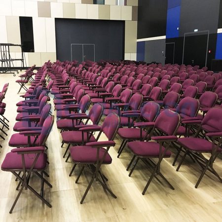 Кресло складное “Собрание” -  для конференц залов, конгресс холлов, мероприятий.