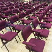 Кресло складное “Собрание” –  для конференц залов, конгресс холлов, мероприятий.