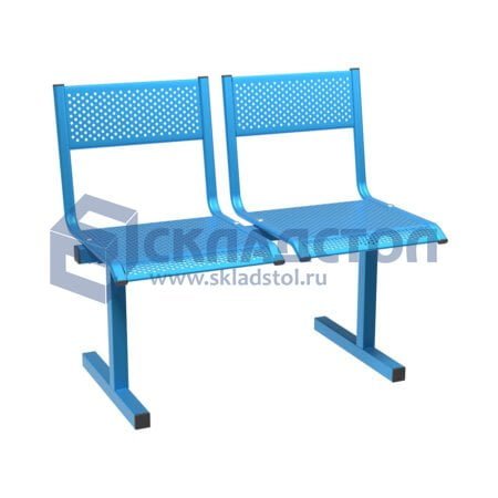 Секция стульев многоместная “Олимп”. Перфорированная, разборная