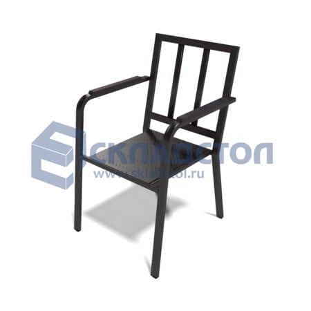 Кресла металлические, штабелируемые
